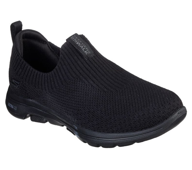 Skechers Gowalk 5 - Trendy - Womens Slip On Shoes Black [AU-KU1966]